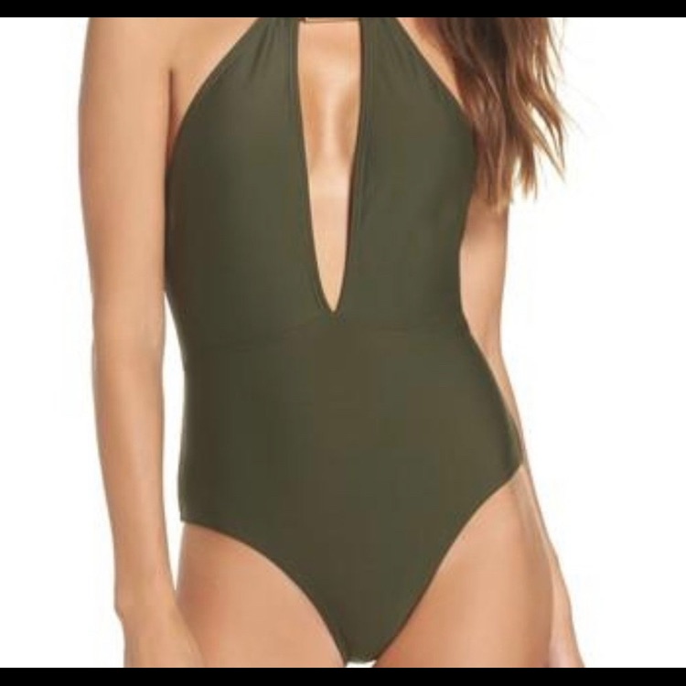 New Ted Baker Pikka One Piece Halter Swimsuit 10